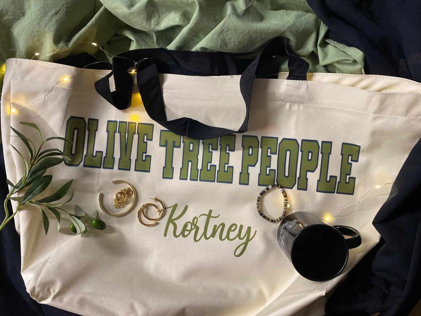 Olive Tree People Personalized Tote