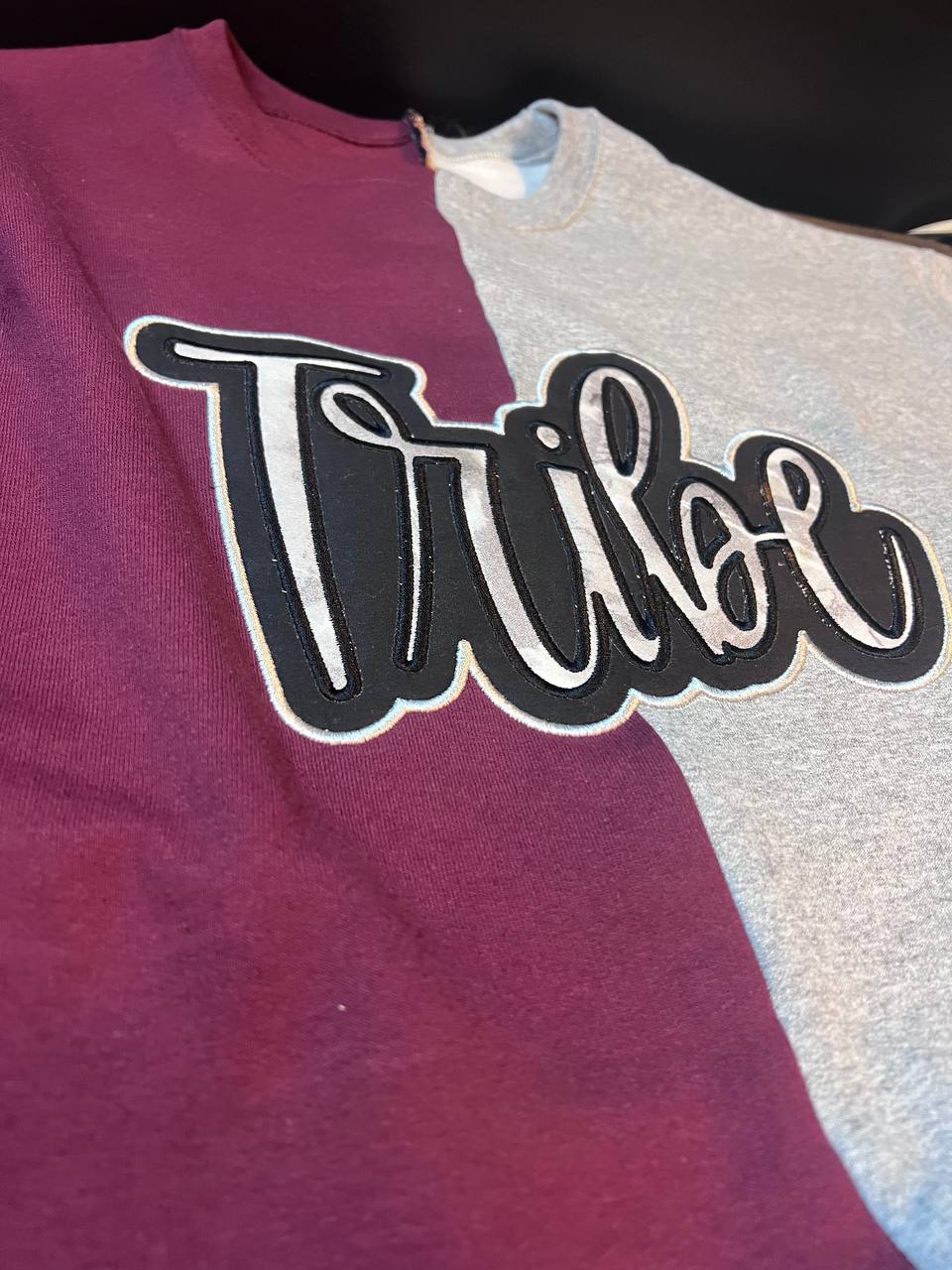 Tribe Split Applique Sweatshirt