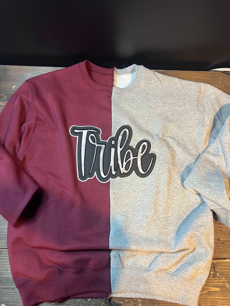Tribe Split Applique Sweatshirt