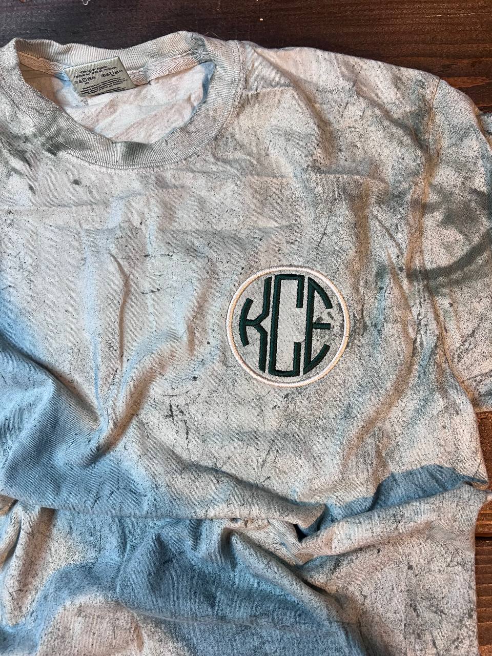 Vintage Wash Monogram Tee